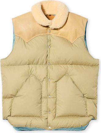 Fortela Christy Rocky Mountain Featherbed X Fortela Vest in Tan at Nordstrom, Size 40 Eu