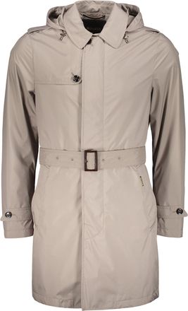 Moorer Waterproof Fabric Trench Coat
