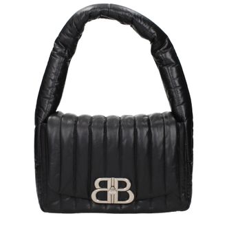 Balenciaga Monaco Handtaschen Damen Leder Schwarz