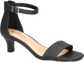 Easy Street Shalee Ankle Strap Sandal in Black Snake at Nordstrom Rack, Size 9.5