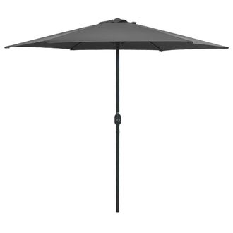 vidaXL Sombrilla De Jard&iacute;n Palo De Aluminio Gris Antracita 270x246 Cm Vidaxl