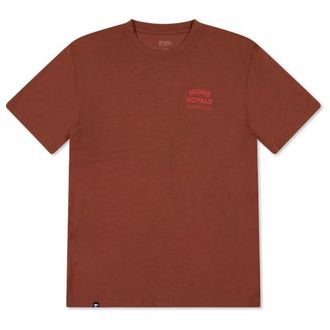 Mons Royale Icon Merino T-Shirt Merinoshirt f&uuml;r Herren | rot