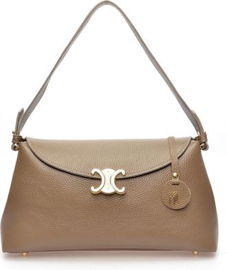 Anna Luchini Beige Rundleer Tas