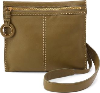 Hobo Medium Austin Leather Crossbody Bag in Sunlit Sage at Nordstrom