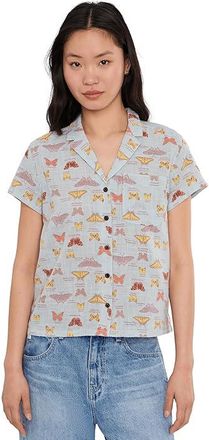 Toad&Co Camp Cove Shirt Womens Clothing Skyway Print : SM, Cotton