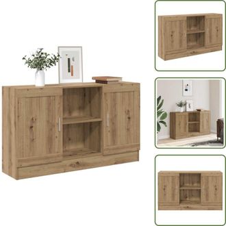 vidaXL Credenza da cucina - vidaXL Credenza Rovere Artigianale 120x30,5x70 cm in Truciolato - Credenza per casa