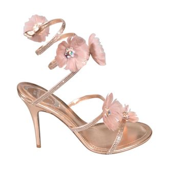 Rene Caovilla High Heel Sandals, female, Pink, Size: 8 1/2 US C12852 100Rn01V761 High Heel Sandals