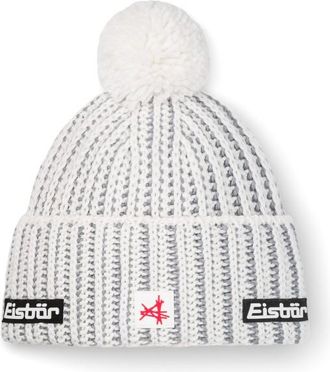 Eisb&auml;r Ronda Pompon M&uuml;tze Ski Austria M&uuml;tze - Unisex | wei&szlig;/grau