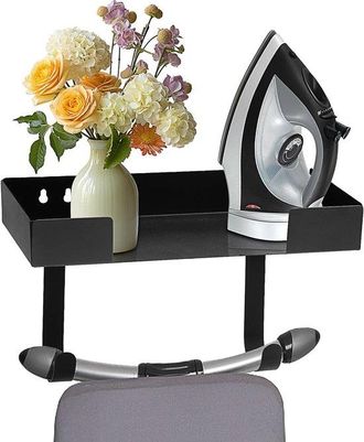 OEM Tabla De Planchar De Pared Con Cesta Y Ganchos - Negra