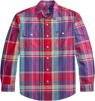 Polo Ralph Lauren plaid button-down shirt - men - Cotton - L - Red