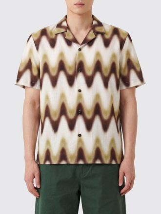 Commas Camicia di lino a onde