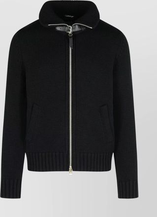 Tom Ford wool sweater with front pockets and high collar