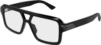 Bottega Veneta Aviator Bril - unisex - Accessoires - Zwart - Maat: 54 MM