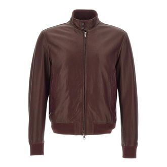 Tagliatore ICE Leather Jacket - Jackets - Hombre - Rojo - 3XL
