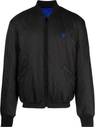 Marcelo Burlon Reversible Cross Bomber Jacket - Heren - Bomber jackets - Zwart - S - Jassen