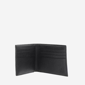Valentino Garavani Mens Leather Wallet Vlogo Signature Black & Cardholders