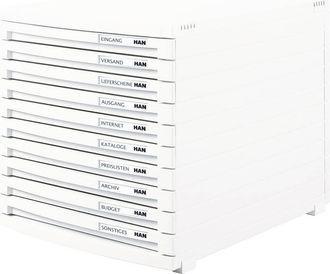 Han Han Contur 1510 12 Caja De Cajones Blanca 30 Cm