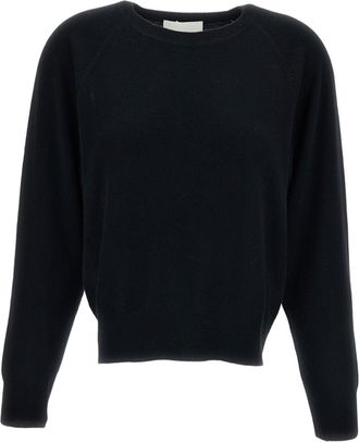 Lisa Yang Black Cambrie Cut-Out Cashmere Sweater