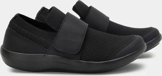 Alegria Womens Dasher Wide Slip-On In Black Out