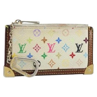 Louis Vuitton Pre-owned Accessories, female, White, Size: ONE SIZE Pre-owned Vintage Canvas Wallet