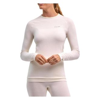 Falke Long Sleeve T-Shirts, female, Beige, S, Wool-Tech Knitwear