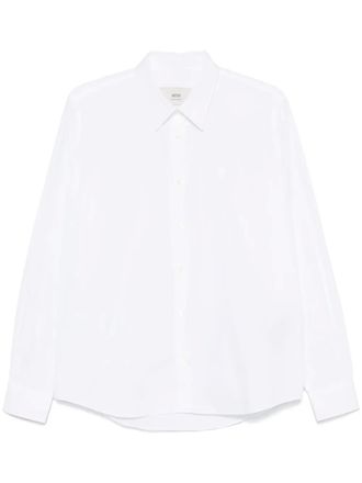 Ami Katoenen overhemd - Wit