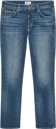 Gas Slim-fit Denim Broek - Heren - Slim Fit Jeans - Blauw - W28 - Denim - Jeans