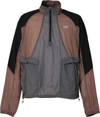 New Balance Giacca a vento con design color-block - Arancione