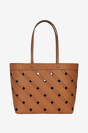 Etro Flecht-Shopper aus genarbtem Leder Medium