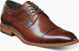 Stacy Adams Mens Dickinson Cap Toe Oxfords In Congnac