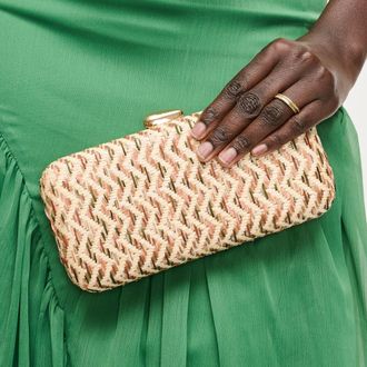 Urban Expression Valentina Evening Bag in Beige Multi at Nordstrom