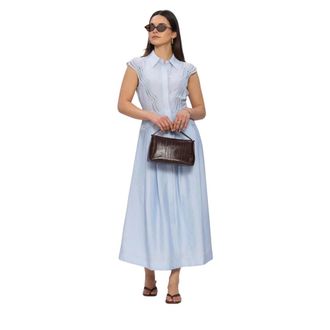 Copenhagen Muse Kleedjes, Dames, Blauw, S, Leer, Cmcole Dress
