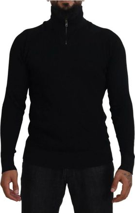 Dolce & Gabbana Heren, Truien, Zwart, Maat: 2XL Zijde
