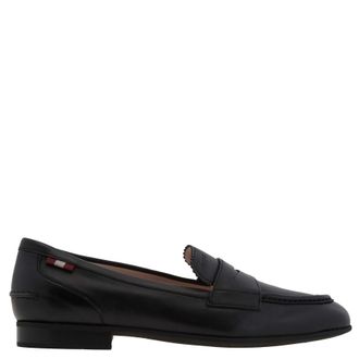 Bally Dielle Lambskin Penny Loafers, Brand Size 35 ( US Size 4.5 )