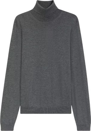HUGO BOSS Musso-P-trui met col - Heren - Coltruien - Grijs - L - Wol - Truien & Vesten