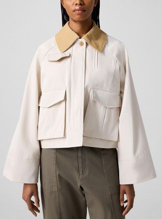 Skall Studio Womens 100% cotton cropped Gaby coat