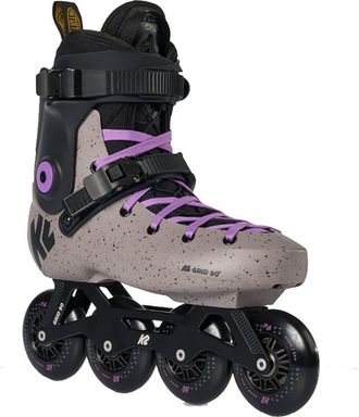 K2 Grid 90 Inline Skates for Men Women Adult, Unisex Street Fitness Roller Skate Blades in Gray/purple at Nordstrom, Size 10