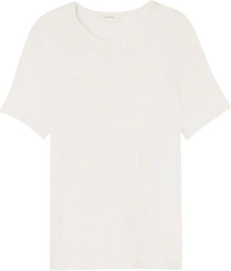 American Vintage Sonoma raw-edge T-shirt - White