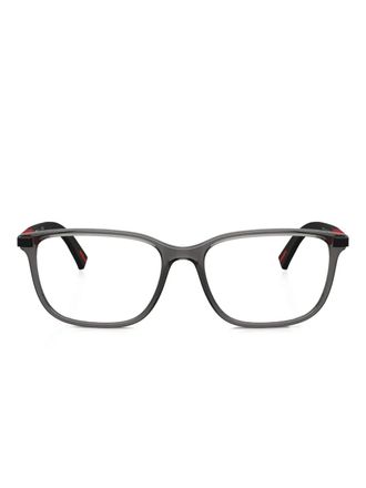 Prada Bril met rechthoekig montuur - Grijs