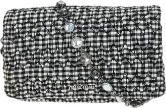 Miu Miu Pre-owned Cross Body Bags, female, Multicolor, Size: ONE SIZE Pre-owned Canvas Clutch