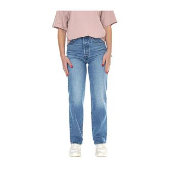 Levi's Dames, Jeans, Blauw, Maat: W30 L29