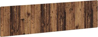 vidaXL Cabecero Montada En La Pared Zwolle Madera Envejecida Vidaxl
