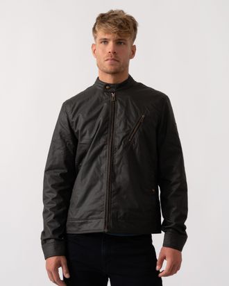 Belstaff Mens Sideline Jacket in Dark Grey Cotton - Size Medium