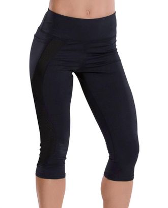 TLF Apparel Moonlit Capri Leggings In Black