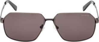 Guess Heren zonnebril met mat montuur (Gunmetal)