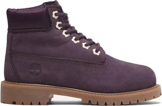 Timberland Lace-Up Boots - Dames - Veterlaarzen - Paars - 37 EU - Leer - Schoenen