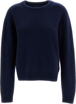 arch4 Navy Limerick Heavyweight Chunky-Knit Cashmere Sweater