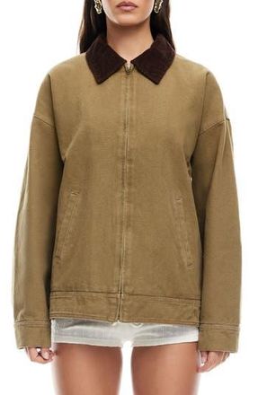 Lioness Workwear Water Repellent Cotton Jacket in Chestnut at Nordstrom Rack, Size Small