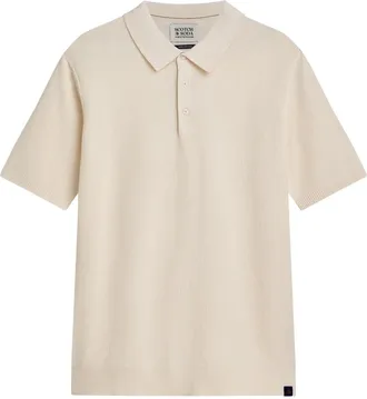 Scotch & Soda Tops, Heren, Beige, XL, Scotch & Soda-Polo