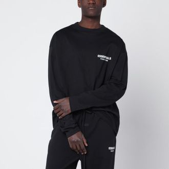 Fear of God Black long-sleeve T-shirt with logo print